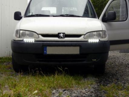Peugeot Partner ('96 - 02) - światła dzienne Amio DRL 507HP
