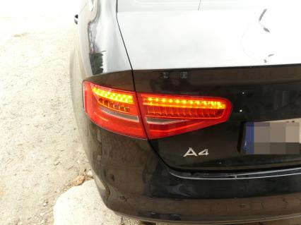 AUDI A4 B8 2014 Przeróbka oświetlenia z wersji amerykańskiej na europejską