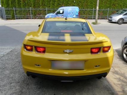 Chevrolet Camaro - przeróbka oświetlenia z wersji USA > EU