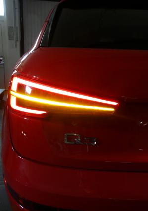 Audi Q3 2012 - modyfikacja lamp tył