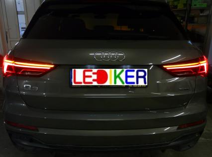 Audi Q3 2019 - modyfikacja tylnych lamp