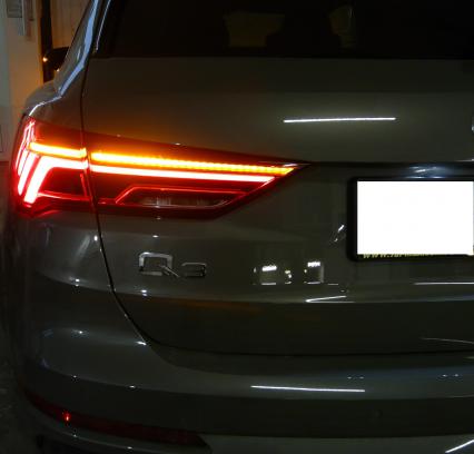 Audi Q3 2019 - modyfikacja tylnych lamp