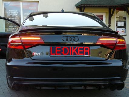 Audi A8 D4 polift - modyfikacja tylnych lamp