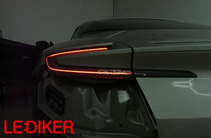 Aston Martin DB11 - modyfikacja tylnych lamp USA EU