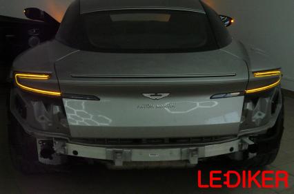 Aston Martin DB11 - modyfikacja tylnych lamp USA EU