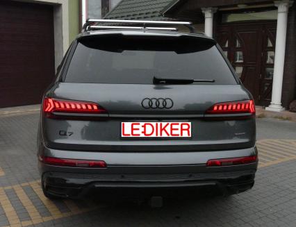 Audi Q7 II po liftingu (2020-2024) modyfikacja lamp z wersji USA na EU  