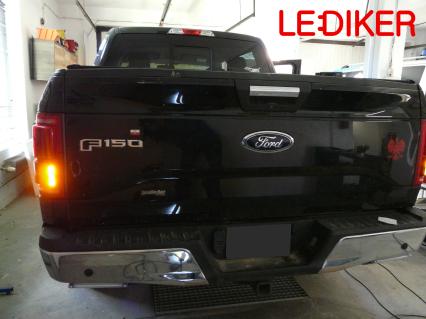 Ford F150 (2016) - modyfikacja tylnych lamp USA > EU