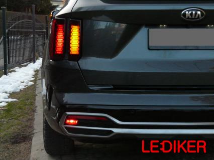 Kia Sorento 4 gen (2020) - Konwersja tylnych lamp z USA na EU