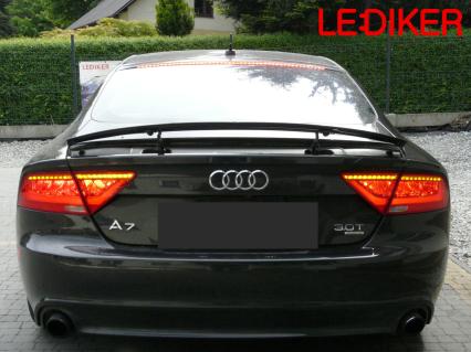 Audi A7 4G (2010-2014) konwersja tylnych lamp USA -> EU