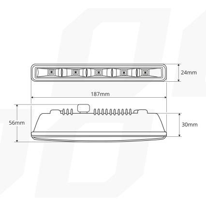 Światła do jazdy dziennej AMiO NSSC DRL 501 HP 1szt. 8134 (2)