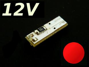 Żarówka LED T5 W1,2W W2W 12V 2x0603 SMD Czerwony