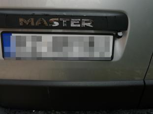 Renault Master montaż kamery cofania. 