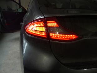 Hyundai Ioniq  przeróbka lamp tylnych z USA > EU