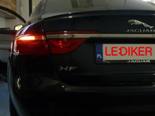 Jaguar XF (2015)  przeróbka lamp tylnych z USA > EU