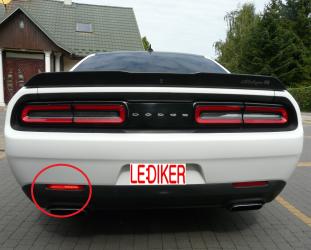 Dodge Challenger (200813)  modyfikacja lamp tylnych z wersji USA > EU