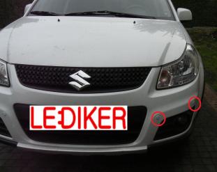 Suzuki SX4  czujniki parkowania przód / tył
