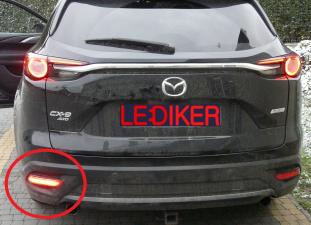 Mazda CX9 (2016r)  tylne światło przeciwmgłowe