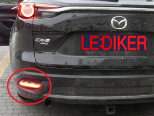 Mazda CX9 (2016r)  tylne światło przeciwmgłowe