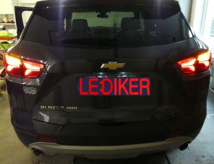Chevrolet Blazer  modyfikacja tylnych lamp USA>EU + przeciwmgłowe