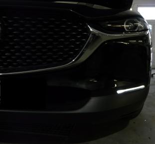 Mazda CX30 (2019)  modyfikacja oświetlenia przód + przeciwmgłowe tył