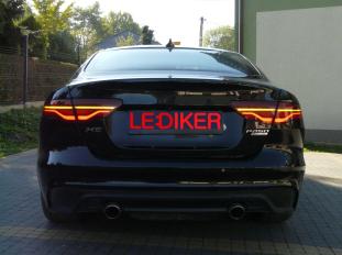 Jaguar XE (P250) 2020  przeróbka tylnych lamp USA > EU