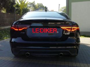 Jaguar XE (P250) 2020  przeróbka tylnych lamp USA > EU