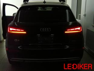 Audi Q5 FY FL (20202024) konwersja tylnych lamp USA > EU