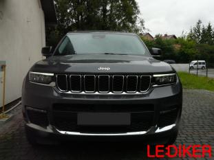 Jeep Grand Cherokee WL  przeróbka lamp przód pozycyjne pomarańczowe USA na białe EU