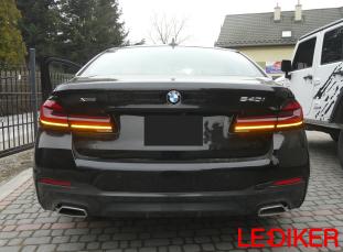 BMW G30 (20172024) konwersja modyfikacja lamp tył USA na EU