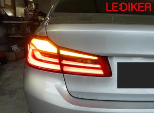 BMW G30 (20172024) konwersja modyfikacja lamp tył USA na EU